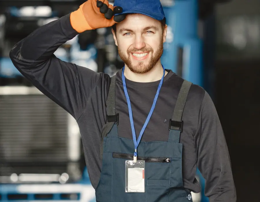 Northline Climate HVAC technician in uniform ready for a service call