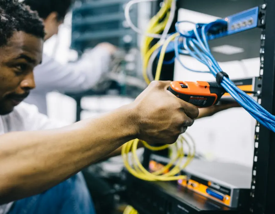 Northbridge IT engineer configuring network hardware for a client